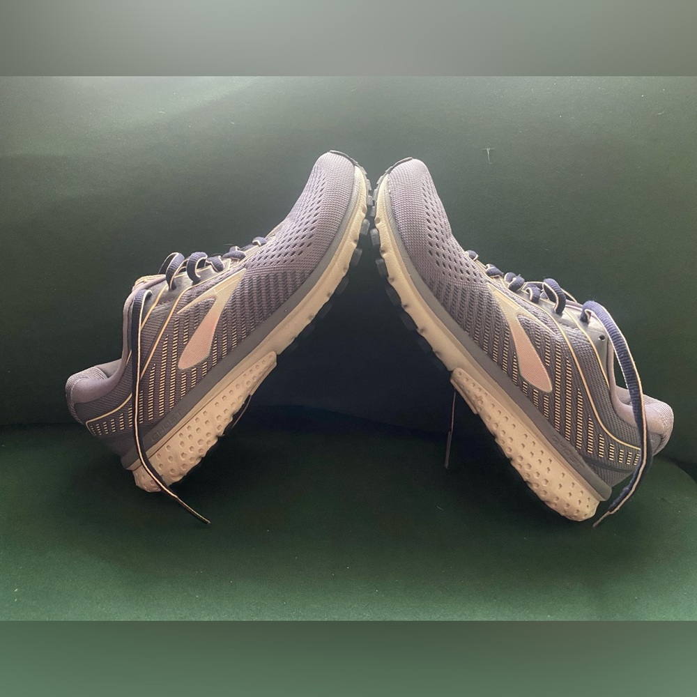 Brooks Blue-Gray Ghost Running Shoes